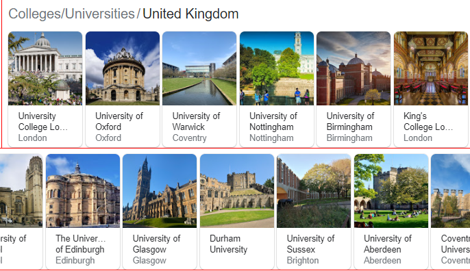 UK approved graduate schools: these are the application guide 