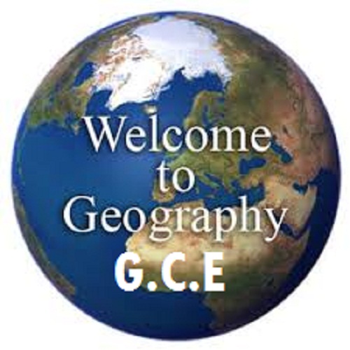 G.C.E Geography important Objective Questions  for 2023/2024.