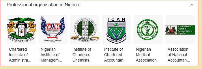 Authentic list of professional bodies in Nigeria