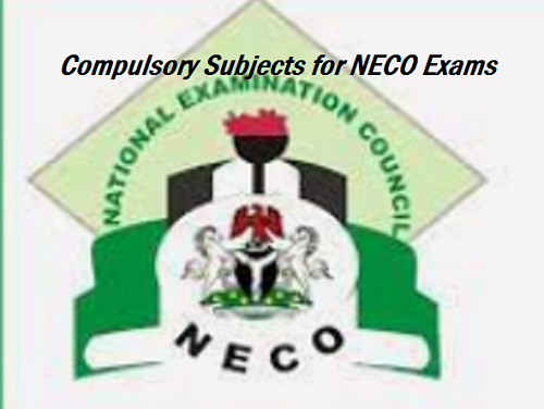 What are the 4 compulsory subjects for NECO exams?