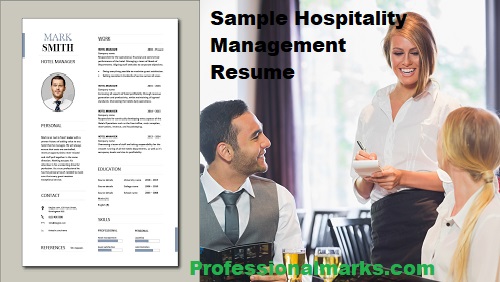 Sample Hospitality Management Resume