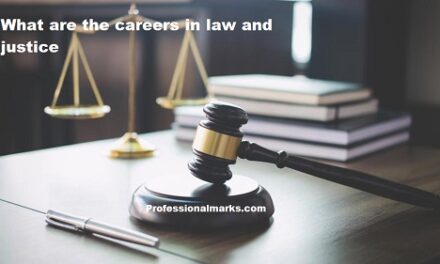 What are the careers in law and justice
