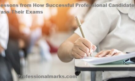 Lessons from How Successful Professional Candidates Pass Their Exams