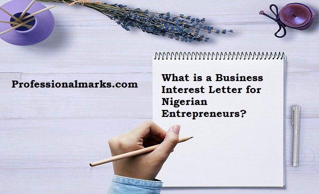 What is a Business Interest Letter for Nigerian Entrepreneurs?