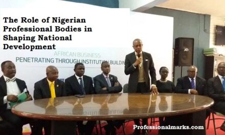The Role of Nigerian Professional Bodies in Shaping National Development