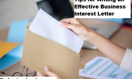 Tips for Writing an Effective Business Interest Letter
