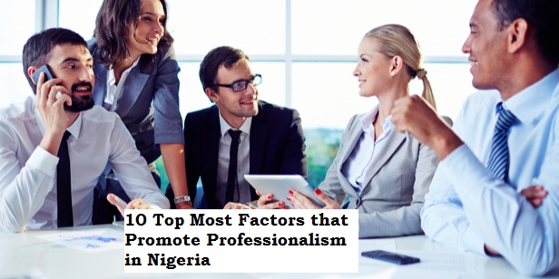 10 Top Most Factors that Promote Professionalism in Nigeria