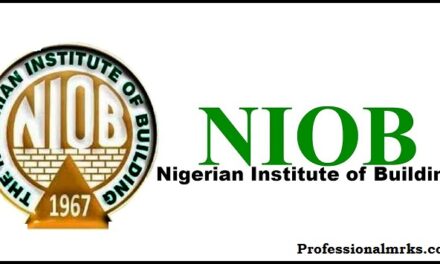 What are the functions of the Nigeria Institute of Building (NIOB)?