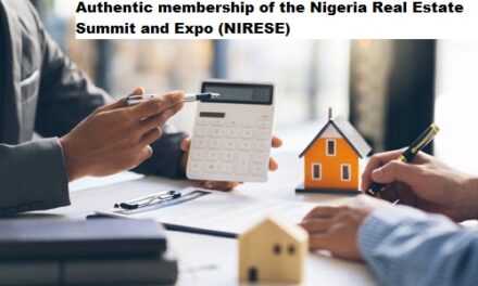 Authentic membership of the Nigeria Real Estate Summit and Expo (NIRESE)