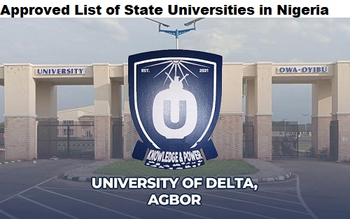 Approved List of State Universities in Nigeria