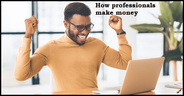 How professionals make money